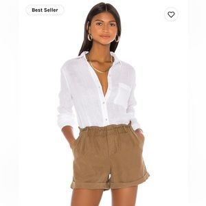 Rails Ellis Gauze Button Down - White - XS